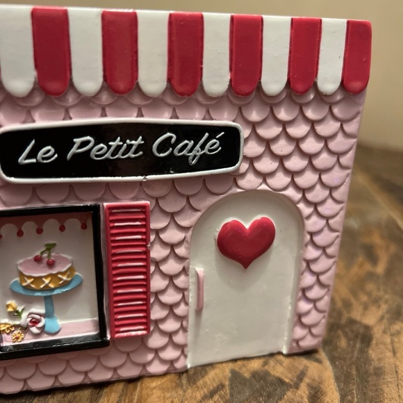 Le Petit Café Coffee Bar Box, Utensil Storage, Bakery Accessory Decor - Picture 8 of 12